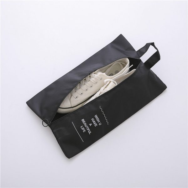black zipper shoe bag gallery